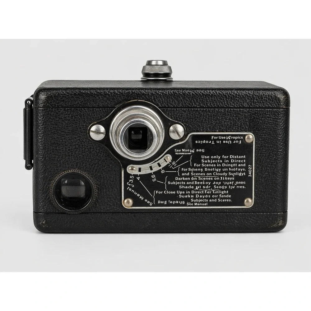 Vintage‎ Cine-Kodak Model BB 16mm Movie Camera Eastman Kodak Black Leatherette